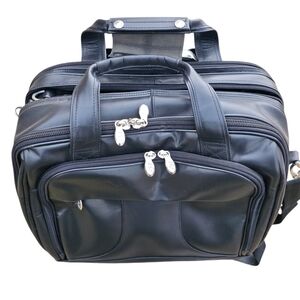 Black Leather Men's Bag